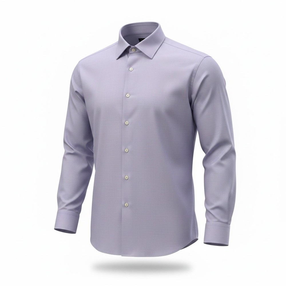 Jos A Bank Traveler's Collection Blue Button Down Shirt Mens XL Tailored Fit